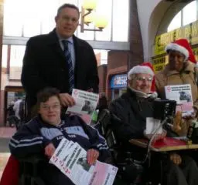 Paul supports the Aspire Christmas Access Campaign