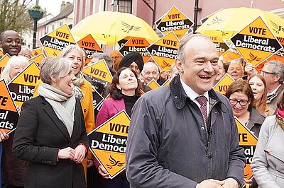Ed Davey leader of the Liberal Democrats